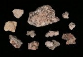 11 PINK BARITE SPECIMENS CREST