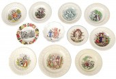 (11) Porcelain child's dishes,