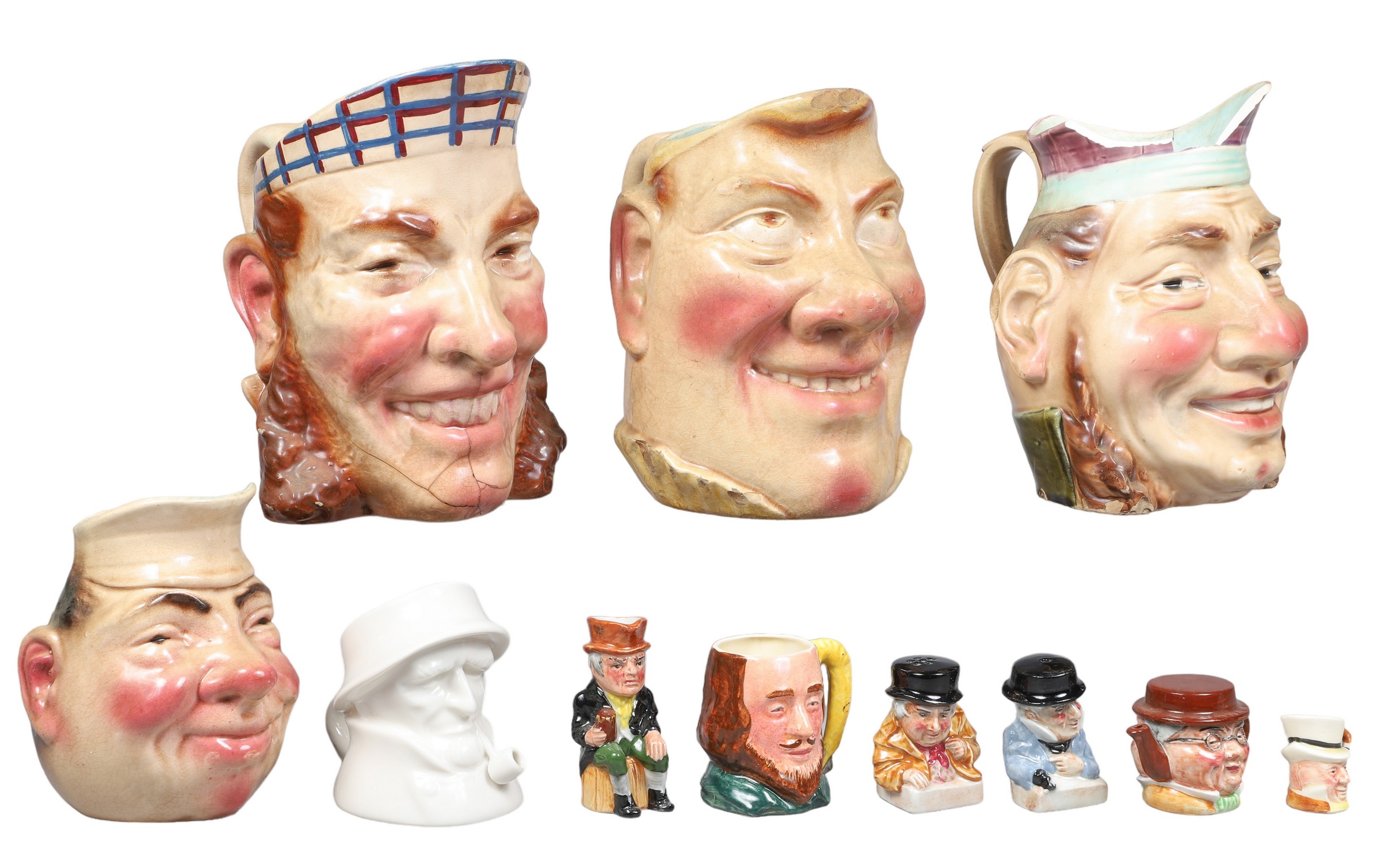 (11) Porcelain figural items, c/o