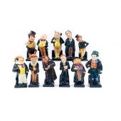 11 ROYAL DOULTON MINIATURE FIG