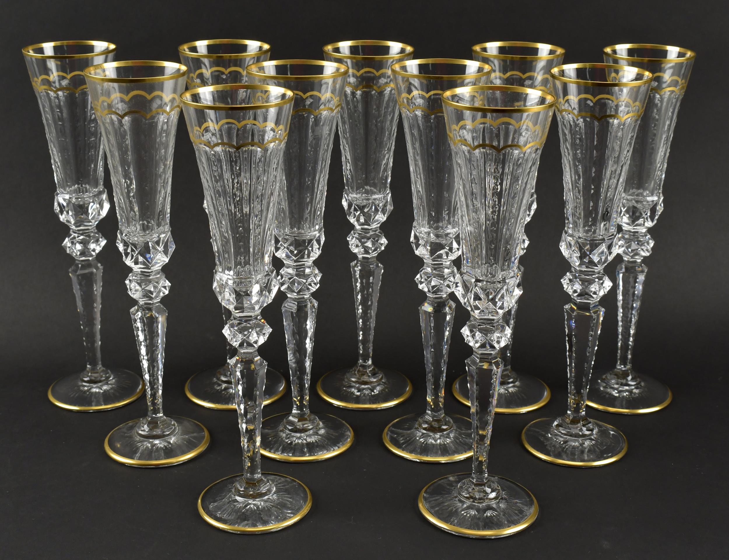 11 SAINT LOUIS 'EXCELLENCE' CRYSTAL
