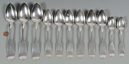11 SEHORN TN COIN SILVER SPOONS11