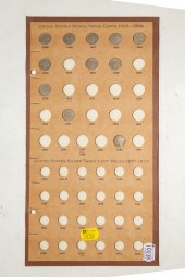 11 THREE CENT NICKELS IN WAYTE