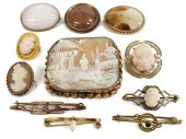 (11) VICTORIAN JEWELRY, CAMEO