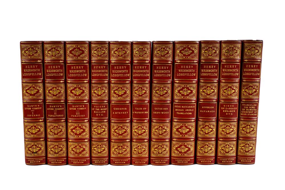 11 VOLUMES: HENRY WADSWORTH
