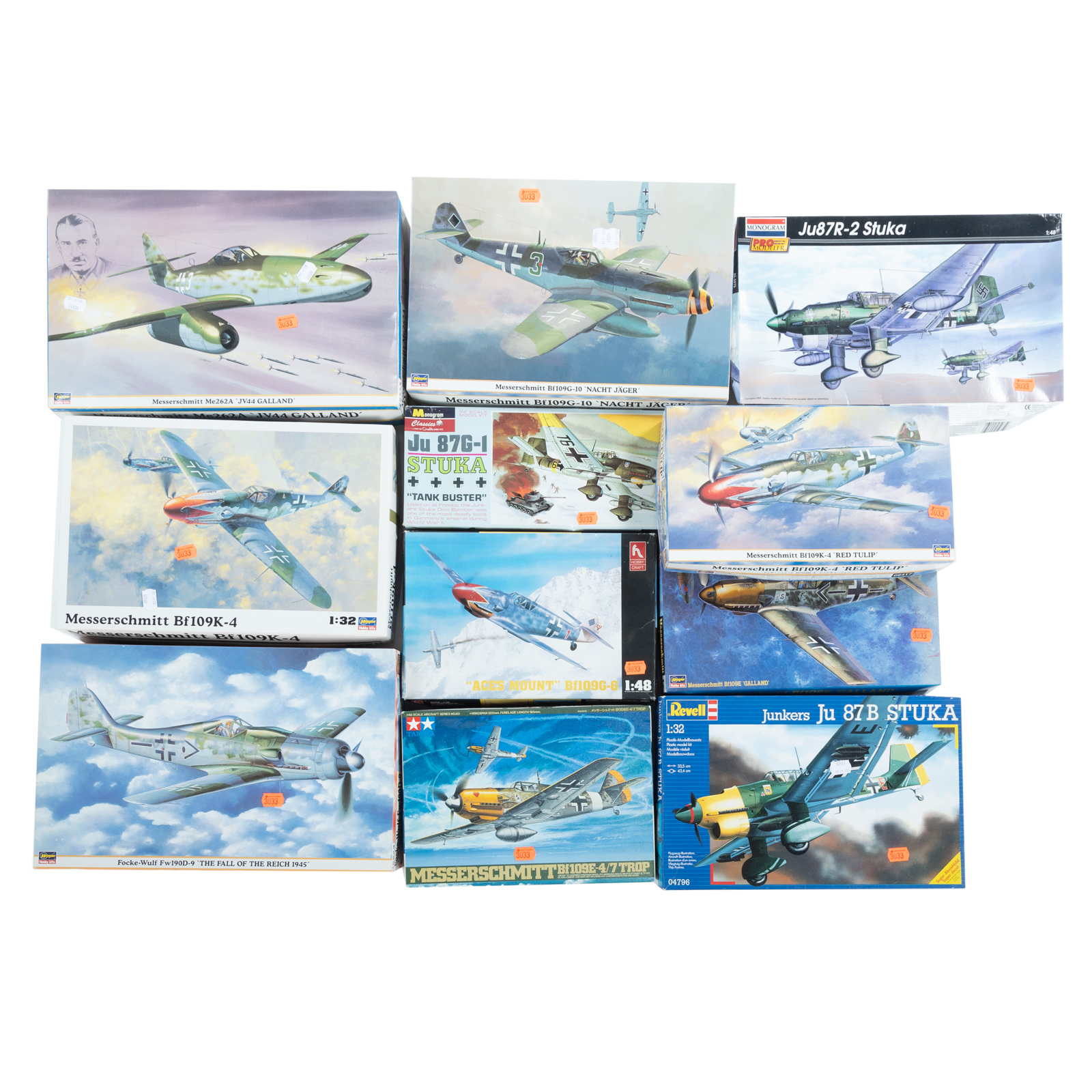 11 WWII GERMAN FIGHTER PLANE
