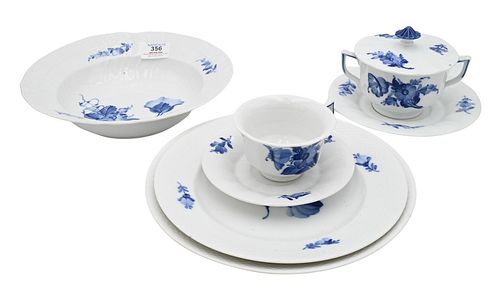 111 PIECE SET OF ROYAL COPENHAGEN