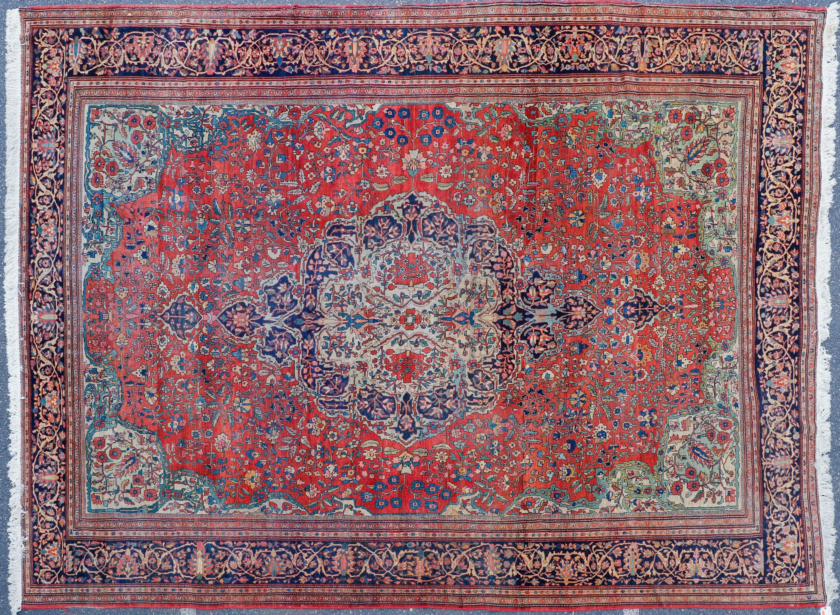 11'1" X 16'8" Antique Sarouk