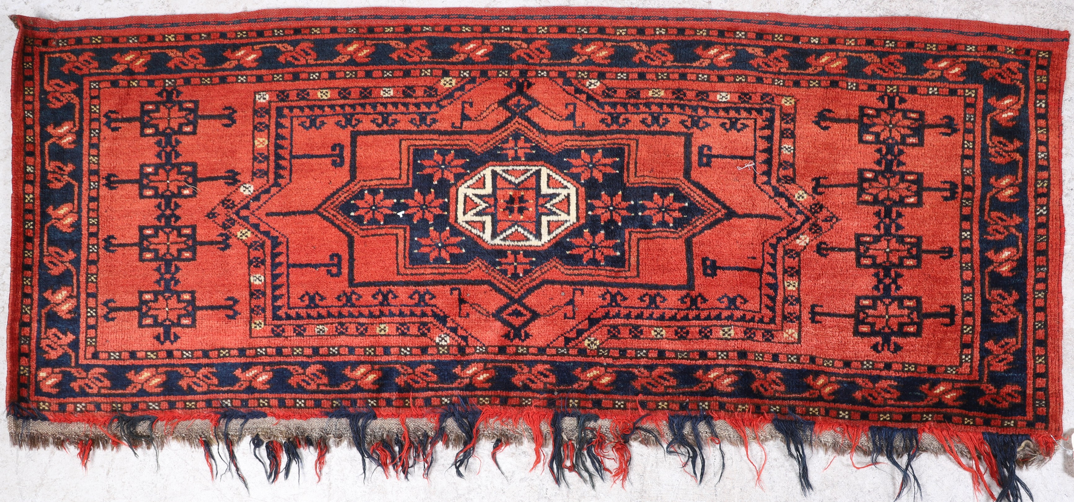 1'11" X 4'8" Ersari Chuval, 20th c