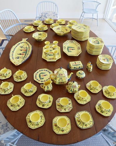 112 PIECE HENROIT QUIMPER YELLOW