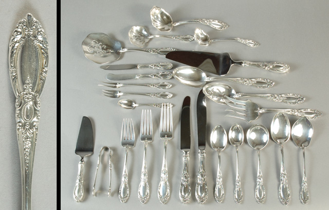 112 PIECE TOWLE STERLING FLATWARE