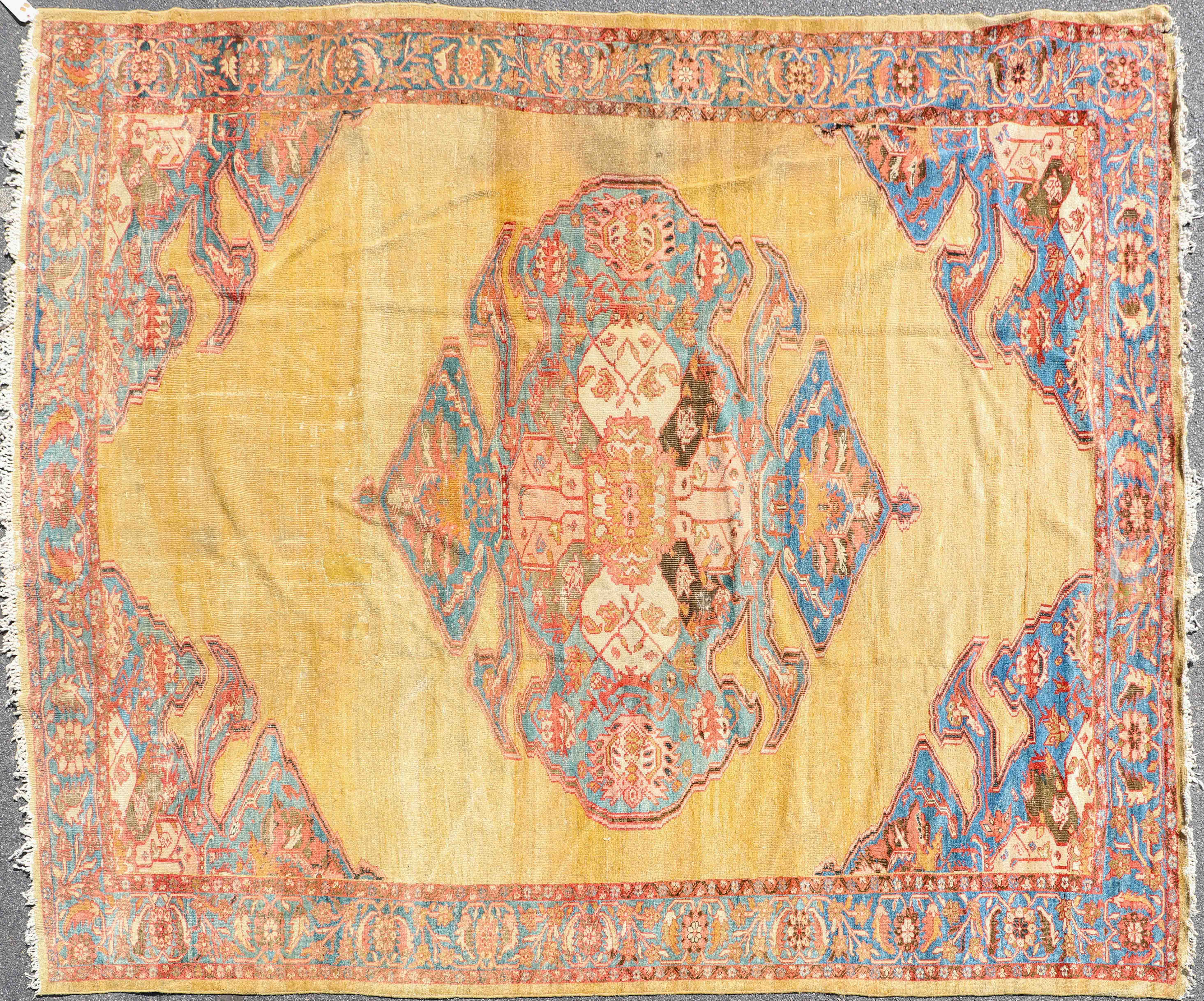 11'2" X 13'5" Mahal Rug, several