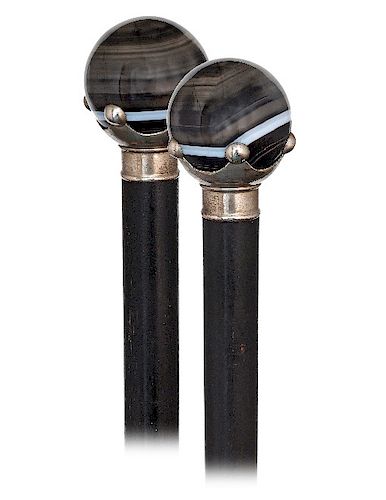 116. HARD STONE DRESS CANE -CA.