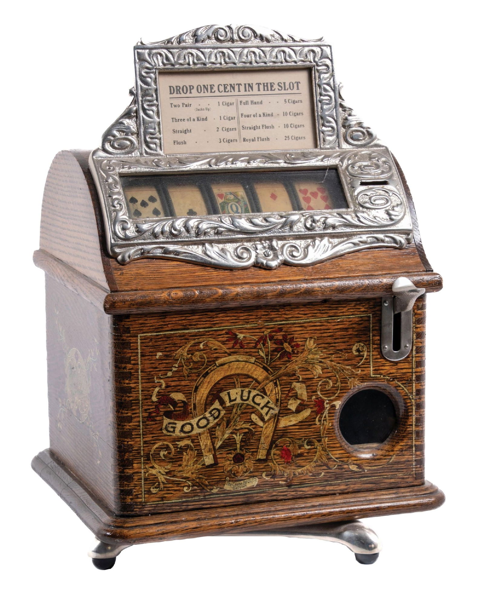 1&#162; CAILLE "GOOD LUCK" POKER