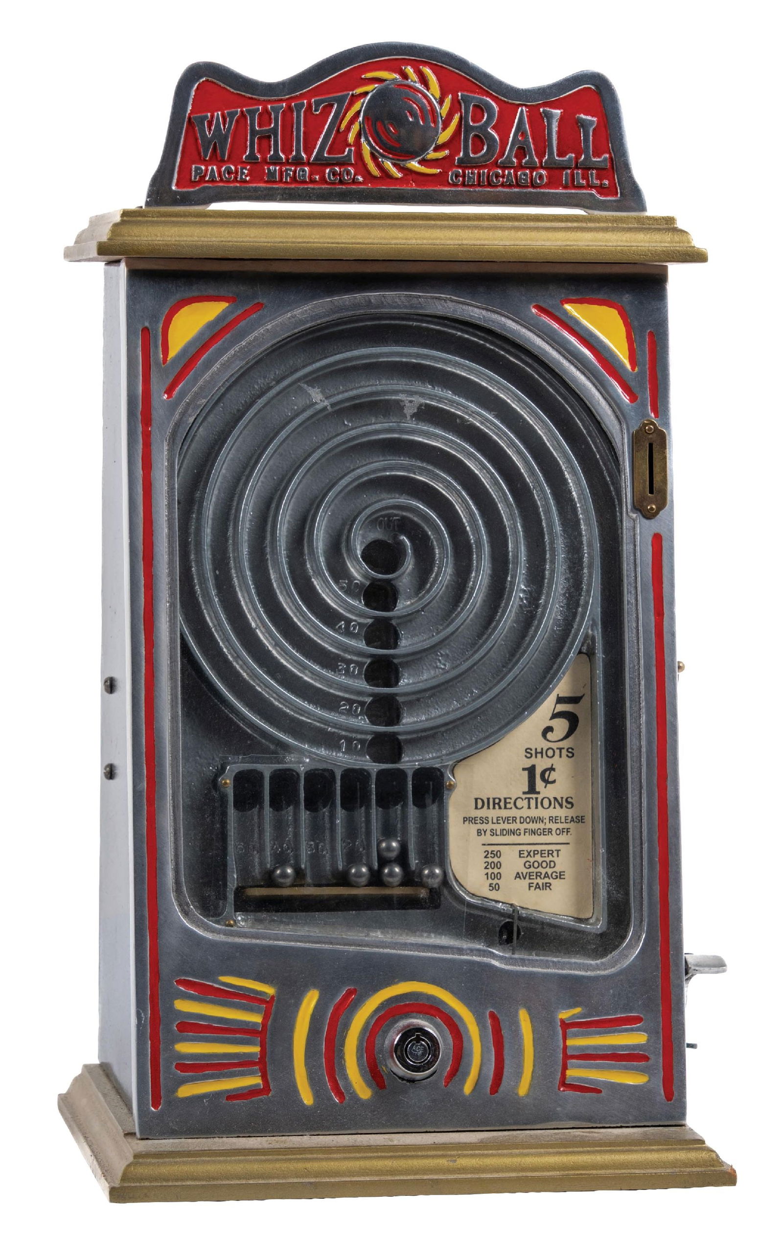 1&#162; PACE MFG. CO. WHIZ BALL