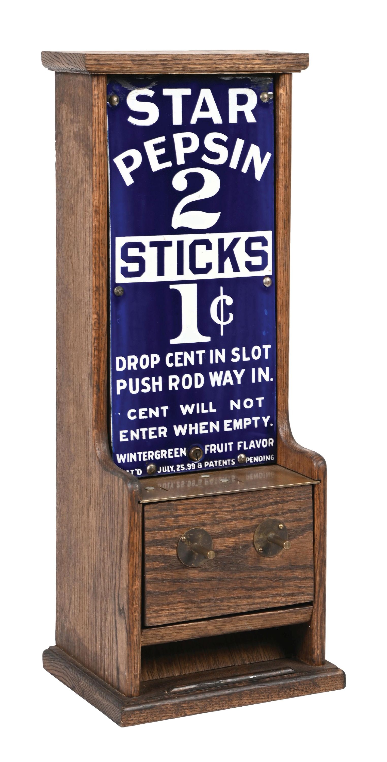 1&#162; STAR PEPSIN GUM VENDING