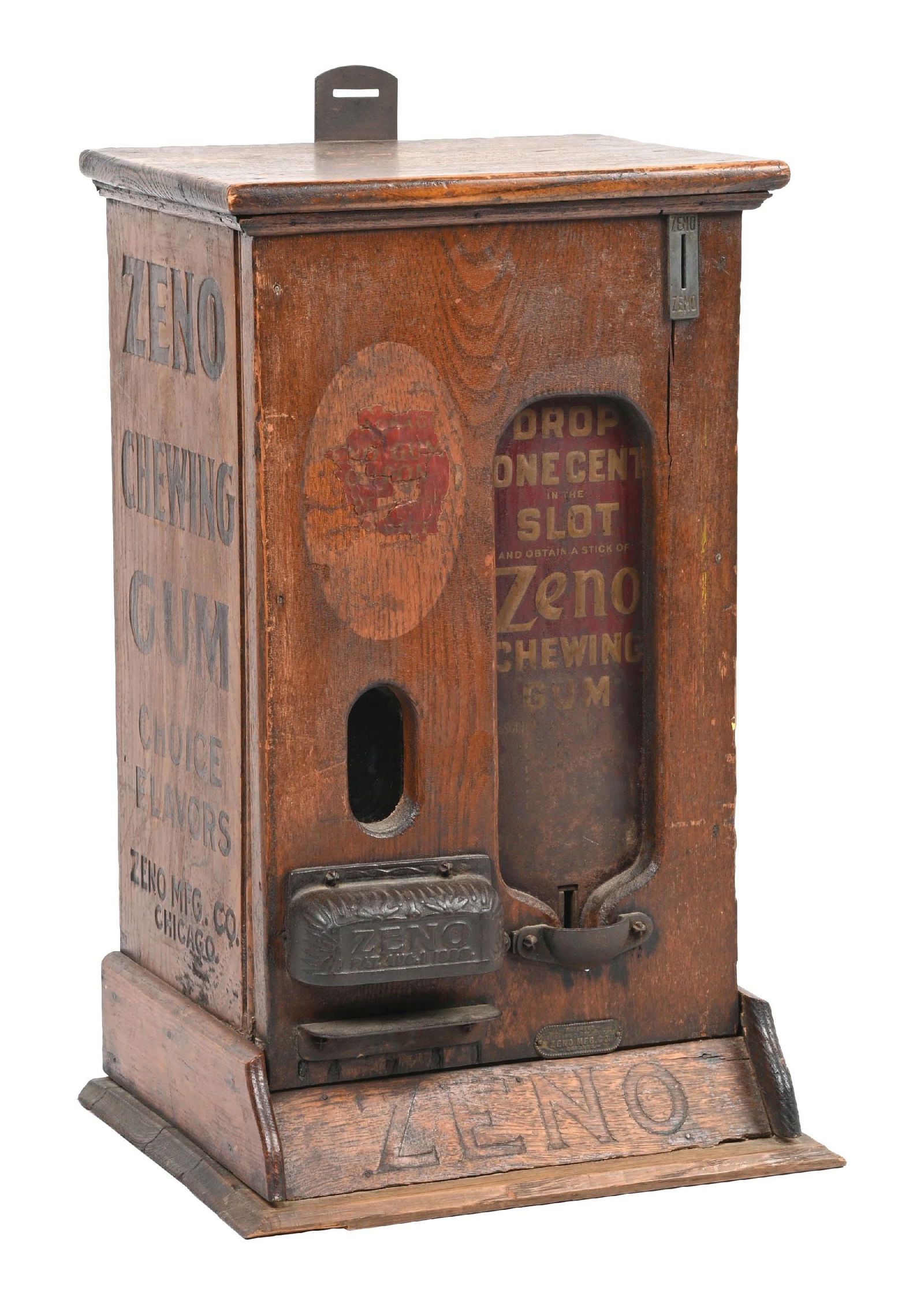 1&#162; WOOD ZENO STICK GUM VENDING