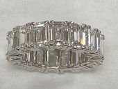 11.70CT EMERALD CUT DIAMOND ET
