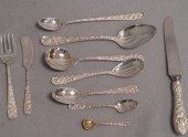 119 pcs Stieff Rose sterling s