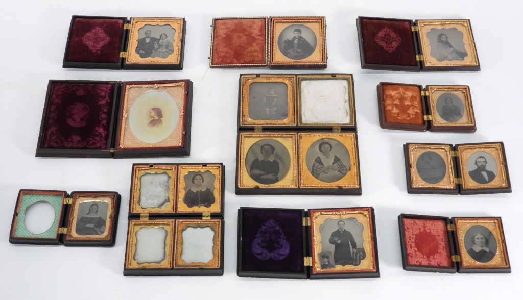11PC DAGUERREOTYPE TINTYPE