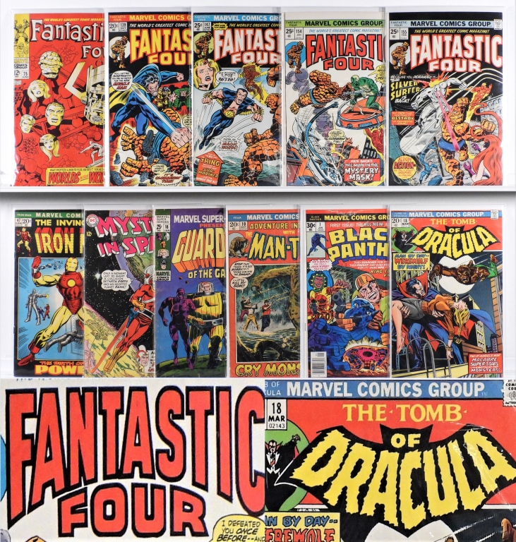 11PC DC MARVEL COMICS BRONZE SILVER