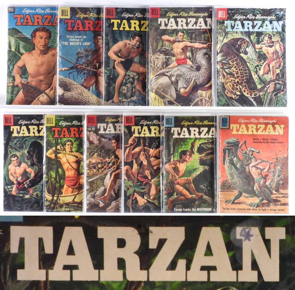 11PC DELL TARZAN #39-#124 COMIC