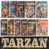 11PC DELL TARZAN #39-#124 COMI