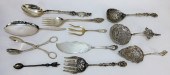 11PC EUROPEAN ORNATE SILVER SE