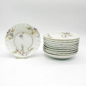 11PC HAVILAND FRUIT AND DESSER