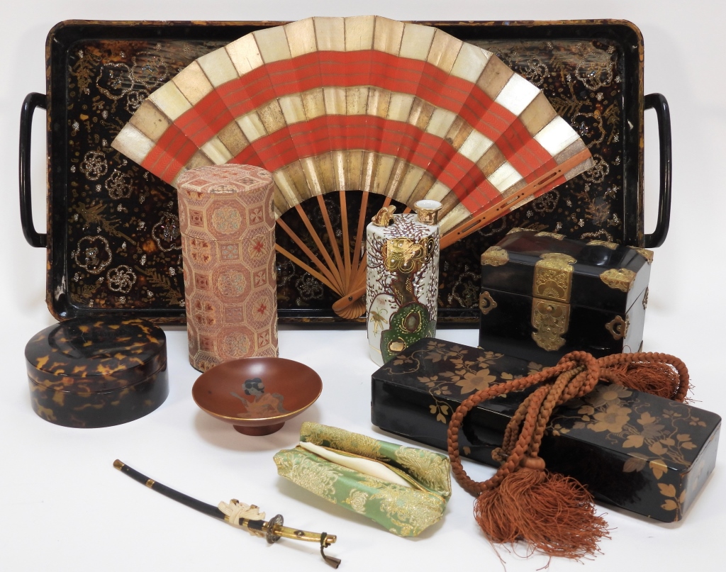 11PC JAPANESE LACQUER GROUP