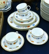11pc Limoge Reynaud Floral Por