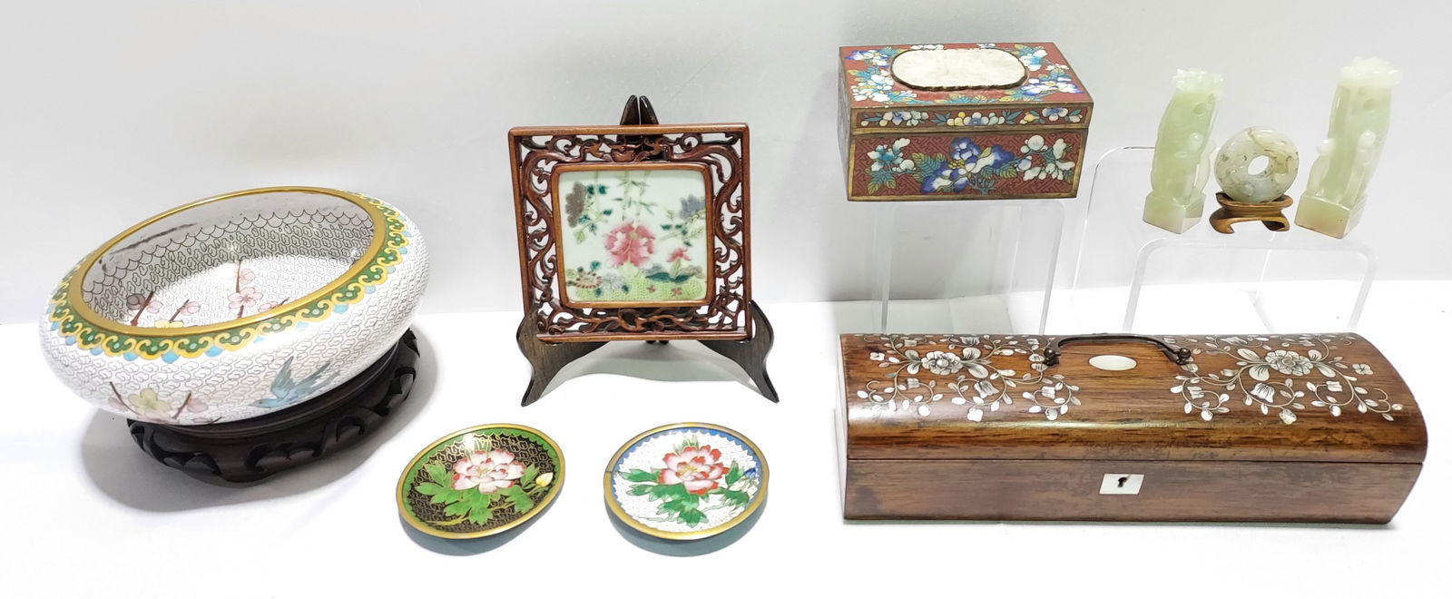 11PC LOT DECORATIVE CLOISONNE &