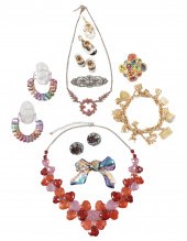 11PC MODERN JEWELRY GROUP; MCM