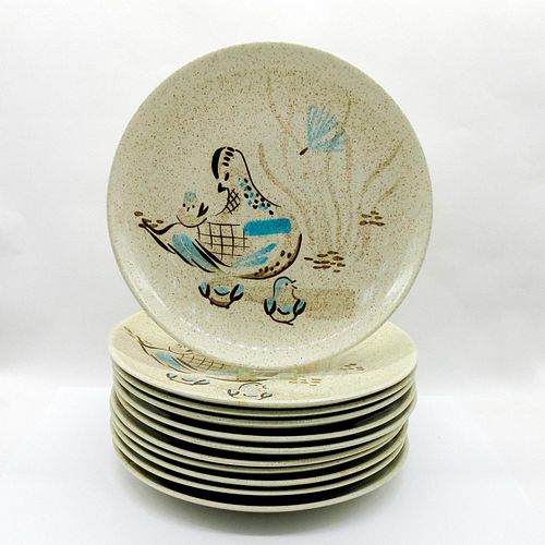 11PC RED WING POTTERY DINNER