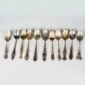 11PC STERLING SILVER SPOON SOU