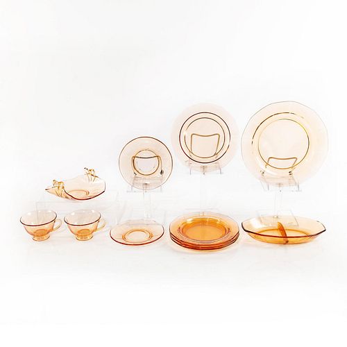 11PC VINTAGE PINK DEPRESSION