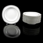 11PC WINTERLING SALAD PLATESWh