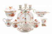 11PCS HEREND 'CHINESE BOUQUET'