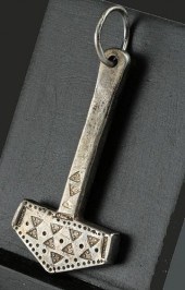 11TH C. VIKING SILVER THOR'S H