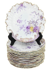 12 AHRENFELDT LIMOGES PORCELAI