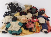 12 ANTIQUE BLACK AMERICANA RAG