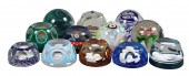 (12) Art glass paperweights, c