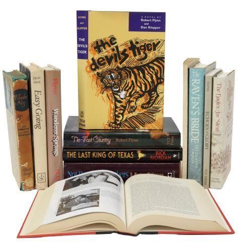 (12) AUTOGRAPHED TEXANA BOOKS,