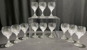 12 BACCARAT CRYSTAL MASSENA BO
