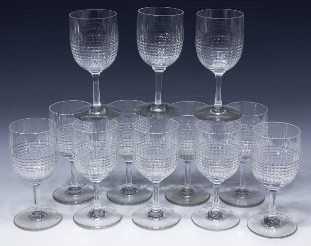 (12) BACCARAT 'NANCY' CRYSTAL