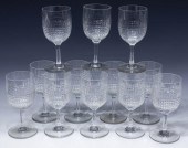 (12) BACCARAT 'NANCY' CRYSTAL