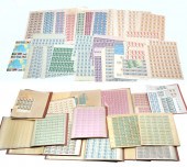 12 BOOKS & 3 ENVELOPES OF FULL