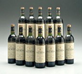 12 bottles 1981 red Bordeaux w