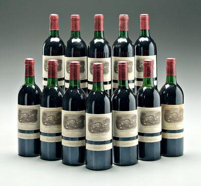 12 bottles 1982 red Bordeaux