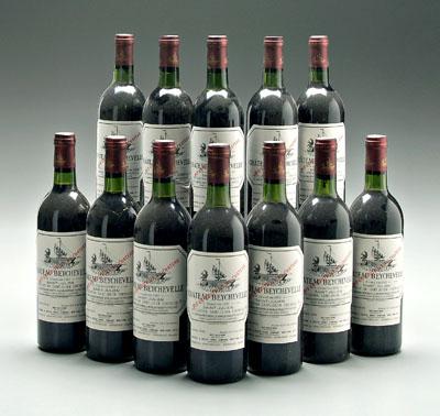 12 bottles 1982 red Bordeaux
